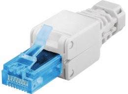 Konektor RJ45 8pinů CAT6A - montáž bez nástroje 4040849592270 PremiumCord Konektor RJ45 8pinů CAT6A - montáž bez nástroje