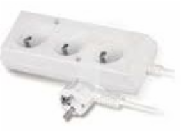 Plastrol 3-zásuvkový prodlužovací kabel 10A 1,5m bílý PS-370 (W-97474)