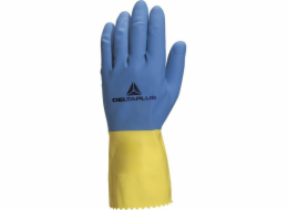 Delta Plus Economic Gloves for Latex, Yellow-Non-Blue 8/9 (VE330BJ08)