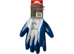 Ochranné rukavice Lahti Pro potažené modré a bílé 11 L210511p