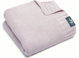 Buničina, bambusová pletená přikrývka se stříbrnými ionty růžové 75 cm x 90 cm