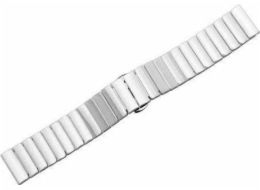 Beline Beline Řemínek k hodinkám 22mm Pevná bílá/bílá