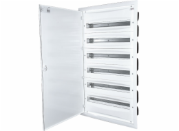 ERP24-6 PLASTIC SWITCHGEAR PT 144 6X 24M N+PE IP40 IK10 948X523X120 SOLID DOOR METAL WHITE DIDO