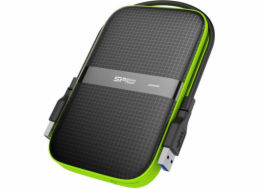 Silicon Power HDD Armor A60 1 TB Black-Green (SP010TBPHDA60S3K) Externí pohon