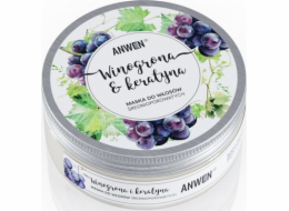 Anwen Grapes and Keratin - Maska pro středně porézní vlasy 200ml