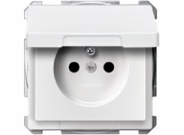 Schneider Electric Single Nest Merten System D Z/U 16A IP20 WHITE (MTN2610-4019)
