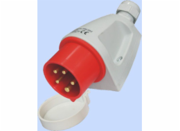 Elektromet MINI pevná zástrčka 16A 400V červená IP44 MINI (922060)