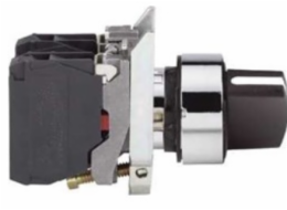 Schneider Electric Switch 2-polohový knoflík 22mm 1Z bez samovratné černé XB4BD21