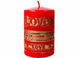 Artman Dekorativní svíčka Lovely Red Valec Little 1 Piece (989062)