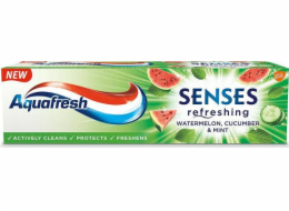 Aquafresh Aquafresh Senses Represshing zubní pasta Refressing Watermelon & Cucumber & Mint 75ml zubní pasta | Doručení zdarma od PLN 250