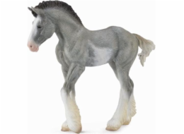 Collecta Figurine hříbě Clydesdale hříbě Blue Roan (004-88626)