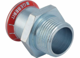 Geberit Mapress C-Stahl GZ adaptérový konektor 76,1 mm x 1/2 (21713)