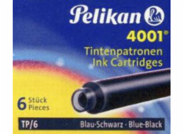 Náboje Pelikan Short Tp/6, modrá a černá