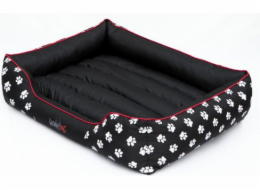 Hobbydog Prestige Bed - Černá s XL tlapkami