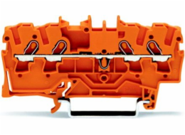 WAGO 4-WIRE Connector 1,5 mm2 Orange (2001-1402)