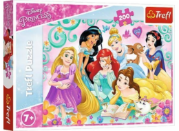 Trefl Puzzle 200 dílků Radostný svět princezen. Disney Princess 13268 Trefl p12