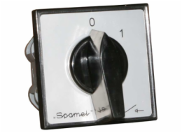 Konektor Spamel Cam připevněný k přepínači stolního počítače 16A 0-1 1-šedé černé-černé-LK16R-1.825P03