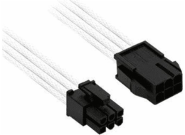 Nanoxia PCIe 6-pin - PCIe 6-pin, 0,3 m, bílá (NX6PV3EW)