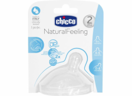 Chicco dudlík na láhev střední průtok 2m+ 1 kus (810231)