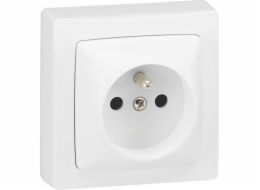 Legrand Oteo Single Nest with/U 16a s bílým przysłą (086027)