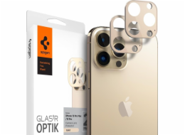 Spigen Tempered Glass for Spigen Optik Campion Lens Apple iPhone 13 Pro/13 Pro Max Gold [2 Pack]