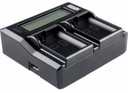 Nabíječka kamer Newell Dvoukanálová DC-LCD nabíječka pro baterie DMW-BLF19E