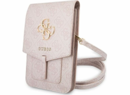 Guess PU 4G Metal Logo Phone Bag Pink Nové