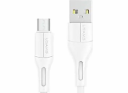 Usams USB-A - microUSB USB kabel 1 m Bílý (SJ502USB02)