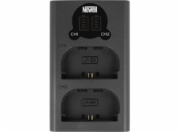 Nabíječka fotoaparátů Newell Dvoukanálová nabíječka Newell DL-USB-C pro baterie LP-E6