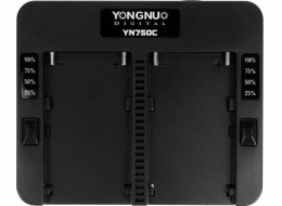 Nabíječka fotoaparátu Yongnuo Dvoukanálová nabíječka Yongnuo YN750C pro baterie řady NP-F