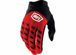 100% rukavic 100% aircmatic rukavice červená velikost černé velikosti L (délka ruky 193-200 mm) (nové)