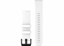 Silikonový pás Garmin Garmin pro QuickFit 22 zápěstí (bílá / černá spona)