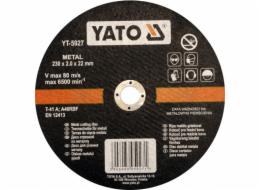 Disc řezání kovů Yato 230x2.0x22mm (YT-5927)