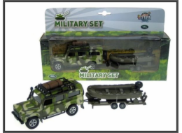Hipo Land Rover Military S Nafukovacím člunem V Krabici