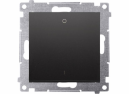 Kontaktní simon Simon 54 Bipolární konektor (Modul) 10AX 250V Rychlé konektory Black Mat DW2.01/49