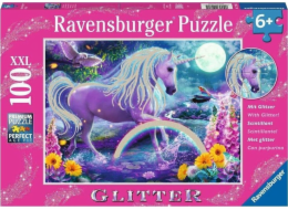 Ravensburger Puzzle 300EL Glitter Unicorn 129805 Ravensburger