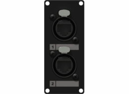 Caymon Caymon Casy168/Bo Casy 1 Space 2x EtherCon na RJ-45 Černá verze