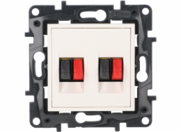 Legrand Niloe Step Double reproduktorová zásuvka bílá 863186