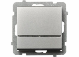 Ospel Control spínač Sonata 16AX IP20 matně stříbrný (LP-12RS/m/38)