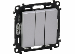 Legrand VALENA LIFE Hliníkový trojitý konektor (752303)
