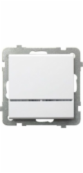 Ospel Control spínač Sonata 16AX IP20 bílý (LP-12RS/m/00)