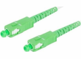 LANBERG optický patch cord SM SC/APC-SC/APC simplex 30m LSZH G657A2 průměr 3mm, barva bílá  