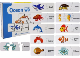 Lean Sport vzdělávací puzzle Ocean World Puzzle 10 spojení