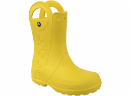 Crocs Children s Shoes Rain Boot Yellow 32-33 (12803)