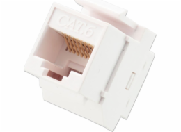 Lindy Lindy 60743 Keystone Jack (modulární konektor) CAT6 RJ45, bílý