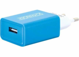 Schwaiger 230V LaDeadapter USB Weiß/Blau