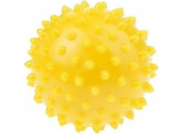 Rehabilitační míč Tullo, žlutý, 7,6 cm