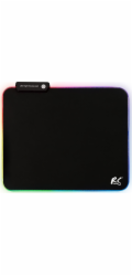 Herní myší podložka s nanory LED RGB, 300x250x4mm, RS704