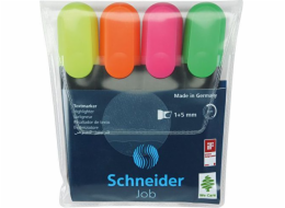 SCHNEIDER Zvýrazňovač "Job 150", 4 barvy, 1-5mm