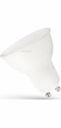 SpectrumLED LED žárovka GU10 230V 7,5W SMD Neutral Barva s MILKY GLASS bílý plast SpectrumLED WOJ+14593 himp